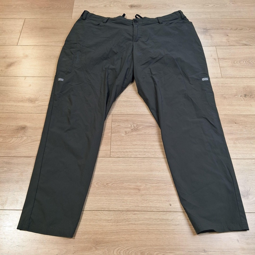 Truewerk Pants Mens 3XL Gray Polyester Workwear Adjustable Waist Pockets Outdoor